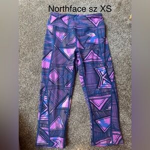 Geometric Patterned Womens NORTHFACE Leggings SZ XS
